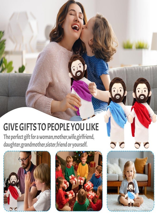 Yelakey 13" Jesus Plush Jesus Stuffed Doll Religious Easter Gifts for Kids Party Favors (Red) - Image 5